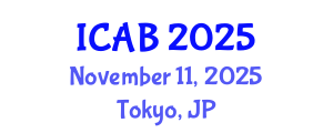 International Conference on Agriculture and Biotechnology (ICAB) November 11, 2025 - Tokyo, Japan