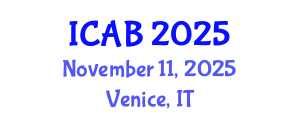International Conference on Agriculture and Biotechnology (ICAB) November 11, 2025 - Venice, Italy