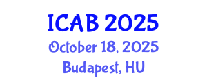 International Conference on Agriculture and Biotechnology (ICAB) October 18, 2025 - Budapest, Hungary