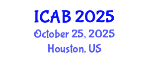 International Conference on Agriculture and Biotechnology (ICAB) October 25, 2025 - Houston, United States