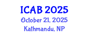 International Conference on Agriculture and Biotechnology (ICAB) October 21, 2025 - Kathmandu, Nepal
