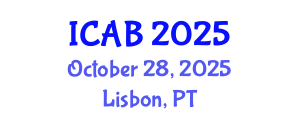 International Conference on Agriculture and Biotechnology (ICAB) October 28, 2025 - Lisbon, Portugal