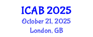 International Conference on Agriculture and Biotechnology (ICAB) October 21, 2025 - London, United Kingdom