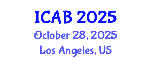 International Conference on Agriculture and Biotechnology (ICAB) October 28, 2025 - Los Angeles, United States