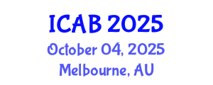 International Conference on Agriculture and Biotechnology (ICAB) October 04, 2025 - Melbourne, Australia