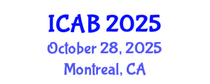 International Conference on Agriculture and Biotechnology (ICAB) October 28, 2025 - Montreal, Canada