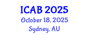 International Conference on Agriculture and Biotechnology (ICAB) October 18, 2025 - Sydney, Australia