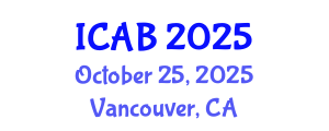 International Conference on Agriculture and Biotechnology (ICAB) October 25, 2025 - Vancouver, Canada