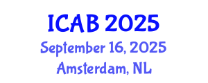 International Conference on Agriculture and Biotechnology (ICAB) September 16, 2025 - Amsterdam, Netherlands