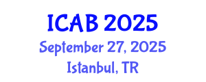 International Conference on Agriculture and Biotechnology (ICAB) September 27, 2025 - Istanbul, Turkey