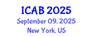 International Conference on Agriculture and Biotechnology (ICAB) September 09, 2025 - New York, United States