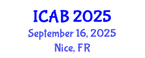 International Conference on Agriculture and Biotechnology (ICAB) September 16, 2025 - Nice, France