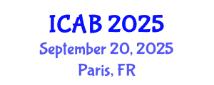 International Conference on Agriculture and Biotechnology (ICAB) September 20, 2025 - Paris, France