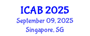 International Conference on Agriculture and Biotechnology (ICAB) September 09, 2025 - Singapore, Singapore