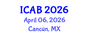 International Conference on Agriculture and Biotechnology (ICAB) April 06, 2026 - Cancún, Mexico International Conference on Agriculture and Biotechnology (ICAB) April 06, 2026 - Cancún, Mexico