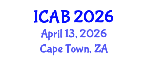 International Conference on Agriculture and Biotechnology (ICAB) April 13, 2026 - Cape Town, South Africa International Conference on Agriculture and Biotechnology (ICAB) April 13, 2026 - Cape Town, South Africa