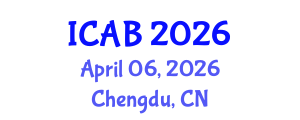 International Conference on Agriculture and Biotechnology (ICAB) April 06, 2026 - Chengdu, China International Conference on Agriculture and Biotechnology (ICAB) April 06, 2026 - Chengdu, China