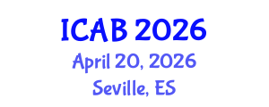 International Conference on Agriculture and Biotechnology (ICAB) April 20, 2026 - Seville, Spain International Conference on Agriculture and Biotechnology (ICAB) April 20, 2026 - Seville, Spain