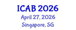 International Conference on Agriculture and Biotechnology (ICAB) April 27, 2026 - Singapore, Singapore International Conference on Agriculture and Biotechnology (ICAB) April 27, 2026 - Singapore, Singapore