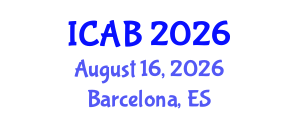 International Conference on Agriculture and Biotechnology (ICAB) August 16, 2026 - Barcelona, Spain International Conference on Agriculture and Biotechnology (ICAB) August 16, 2026 - Barcelona, Spain