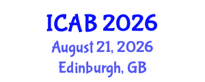 International Conference on Agriculture and Biotechnology (ICAB) August 21, 2026 - Edinburgh, United Kingdom