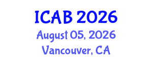 International Conference on Agriculture and Biotechnology (ICAB) August 05, 2026 - Vancouver, Canada International Conference on Agriculture and Biotechnology (ICAB) August 05, 2026 - Vancouver, Canada