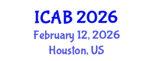 International Conference on Agriculture and Biotechnology (ICAB) February 12, 2026 - Houston, United States International Conference on Agriculture and Biotechnology (ICAB) February 12, 2026 - Houston, United States