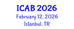 International Conference on Agriculture and Biotechnology (ICAB) February 12, 2026 - Istanbul, Turkey International Conference on Agriculture and Biotechnology (ICAB) February 12, 2026 - Istanbul, Turkey