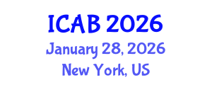 International Conference on Agriculture and Biotechnology (ICAB) January 28, 2026 - New York, United States