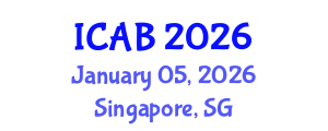 International Conference on Agriculture and Biotechnology (ICAB) January 05, 2026 - Singapore, Singapore International Conference on Agriculture and Biotechnology (ICAB) January 05, 2026 - Singapore, Singapore