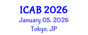 International Conference on Agriculture and Biotechnology (ICAB) January 05, 2026 - Tokyo, Japan International Conference on Agriculture and Biotechnology (ICAB) January 05, 2026 - Tokyo, Japan