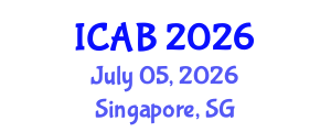 International Conference on Agriculture and Biotechnology (ICAB) July 05, 2026 - Singapore, Singapore International Conference on Agriculture and Biotechnology (ICAB) July 05, 2026 - Singapore, Singapore