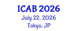 International Conference on Agriculture and Biotechnology (ICAB) July 22, 2026 - Tokyo, Japan International Conference on Agriculture and Biotechnology (ICAB) July 22, 2026 - Tokyo, Japan