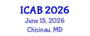 International Conference on Agriculture and Biotechnology (ICAB) June 15, 2026 - Chisinau, Republic of Moldova International Conference on Agriculture and Biotechnology (ICAB) June 15, 2026 - Chisinau, Republic of Moldova