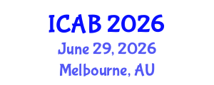 International Conference on Agriculture and Biotechnology (ICAB) June 29, 2026 - Melbourne, Australia International Conference on Agriculture and Biotechnology (ICAB) June 29, 2026 - Melbourne, Australia