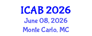 International Conference on Agriculture and Biotechnology (ICAB) June 08, 2026 - Monte Carlo, Monaco International Conference on Agriculture and Biotechnology (ICAB) June 08, 2026 - Monte Carlo, Monaco