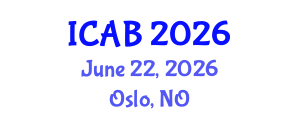 International Conference on Agriculture and Biotechnology (ICAB) June 22, 2026 - Oslo, Norway
