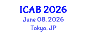 International Conference on Agriculture and Biotechnology (ICAB) June 08, 2026 - Tokyo, Japan International Conference on Agriculture and Biotechnology (ICAB) June 08, 2026 - Tokyo, Japan