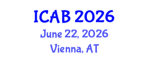 International Conference on Agriculture and Biotechnology (ICAB) June 22, 2026 - Vienna, Austria International Conference on Agriculture and Biotechnology (ICAB) June 22, 2026 - Vienna, Austria