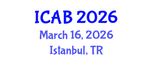 International Conference on Agriculture and Biotechnology (ICAB) March 16, 2026 - Istanbul, Turkey International Conference on Agriculture and Biotechnology (ICAB) March 16, 2026 - Istanbul, Turkey
