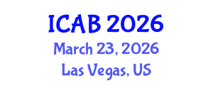 International Conference on Agriculture and Biotechnology (ICAB) March 23, 2026 - Las Vegas, United States International Conference on Agriculture and Biotechnology (ICAB) March 23, 2026 - Las Vegas, United States
