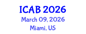 International Conference on Agriculture and Biotechnology (ICAB) March 09, 2026 - Miami, United States International Conference on Agriculture and Biotechnology (ICAB) March 09, 2026 - Miami, United States