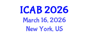 International Conference on Agriculture and Biotechnology (ICAB) March 16, 2026 - New York, United States International Conference on Agriculture and Biotechnology (ICAB) March 16, 2026 - New York, United States