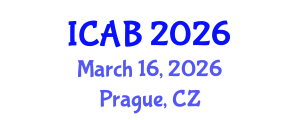 International Conference on Agriculture and Biotechnology (ICAB) March 16, 2026 - Prague, Czechia International Conference on Agriculture and Biotechnology (ICAB) March 16, 2026 - Prague, Czechia