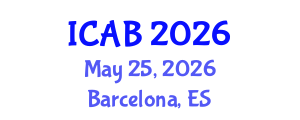 International Conference on Agriculture and Biotechnology (ICAB) May 25, 2026 - Barcelona, Spain International Conference on Agriculture and Biotechnology (ICAB) May 25, 2026 - Barcelona, Spain