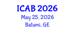 International Conference on Agriculture and Biotechnology (ICAB) May 25, 2026 - Batumi, Georgia International Conference on Agriculture and Biotechnology (ICAB) May 25, 2026 - Batumi, Georgia