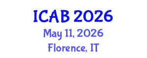 International Conference on Agriculture and Biotechnology (ICAB) May 11, 2026 - Florence, Italy International Conference on Agriculture and Biotechnology (ICAB) May 11, 2026 - Florence, Italy