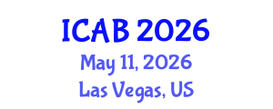 International Conference on Agriculture and Biotechnology (ICAB) May 11, 2026 - Las Vegas, United States International Conference on Agriculture and Biotechnology (ICAB) May 11, 2026 - Las Vegas, United States