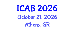 International Conference on Agriculture and Biotechnology (ICAB) October 21, 2026 - Athens, Greece International Conference on Agriculture and Biotechnology (ICAB) October 21, 2026 - Athens, Greece