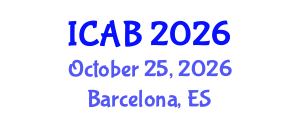 International Conference on Agriculture and Biotechnology (ICAB) October 25, 2026 - Barcelona, Spain International Conference on Agriculture and Biotechnology (ICAB) October 25, 2026 - Barcelona, Spain